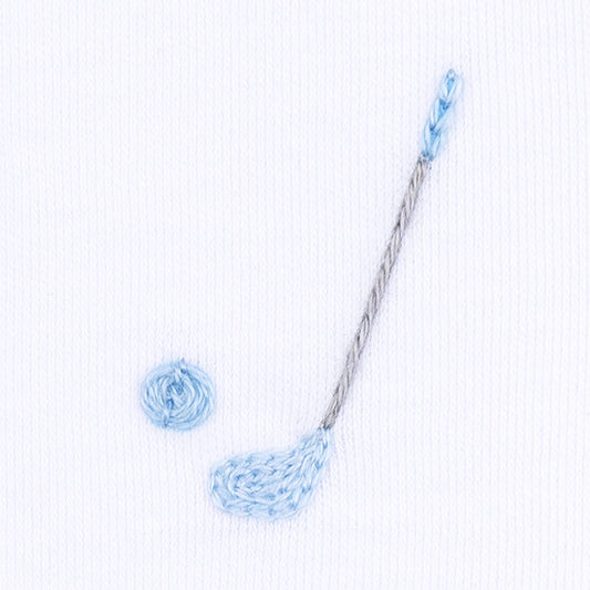 Tiny Tee Time Embroidered Pima Converter
