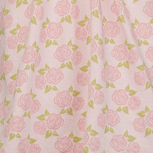 Marlowe's Rose on Pink Pima Angel Romper