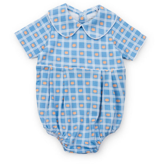 Pumpkin Plaid Palmer Pima Bubble
