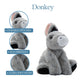 9" Wild Onez Donkey Stuffed Animal