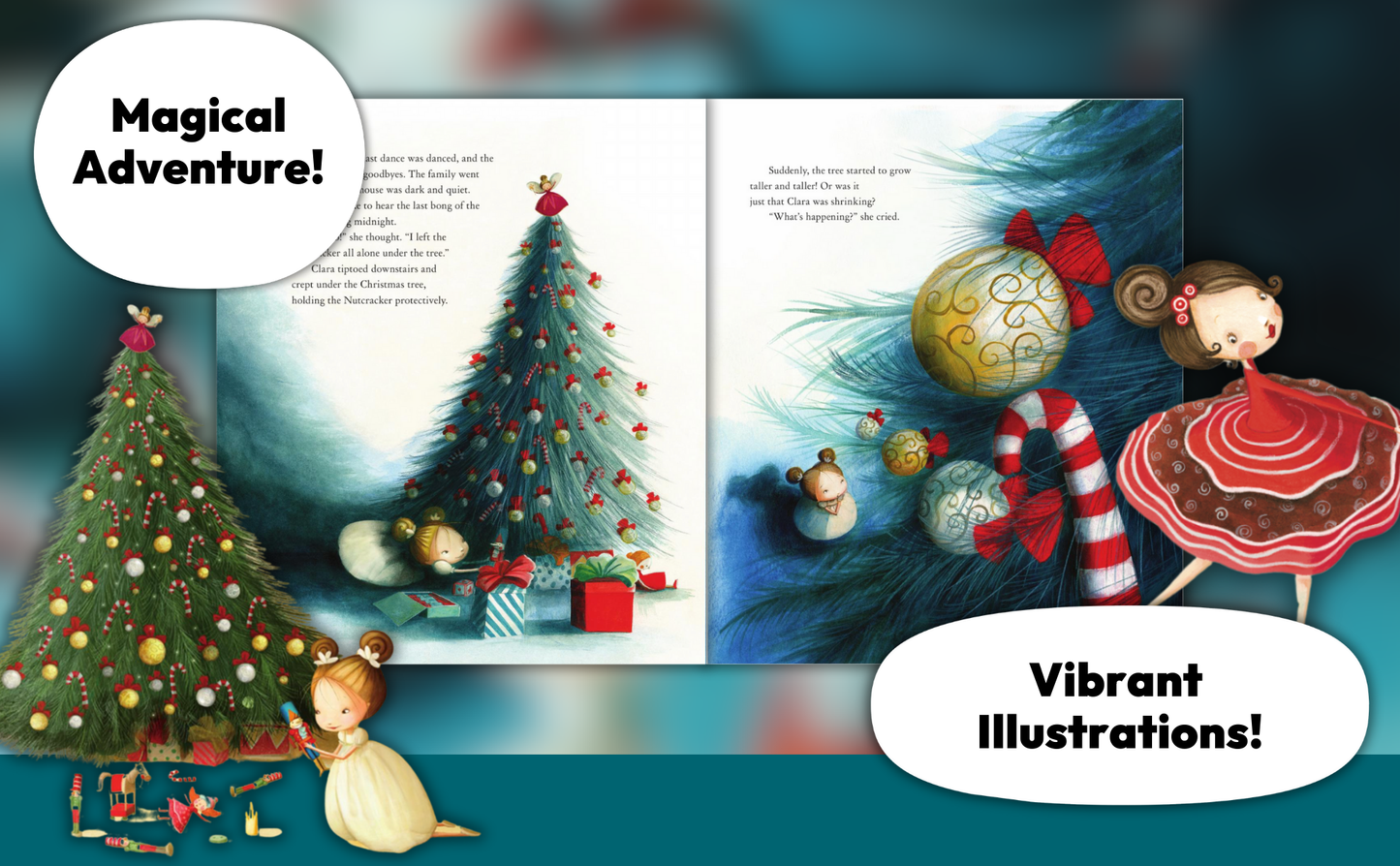 Nutcracker Hardcover Classic Christmas Book