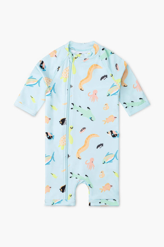 UPF 50+ Reef Life Shortie Swimsuit