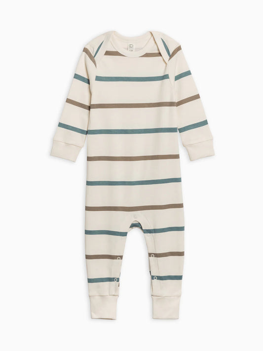 Organic Aspen Romper- Max Stripe