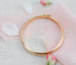 Gold Classic Bangle Bracelet: Small 0-12m