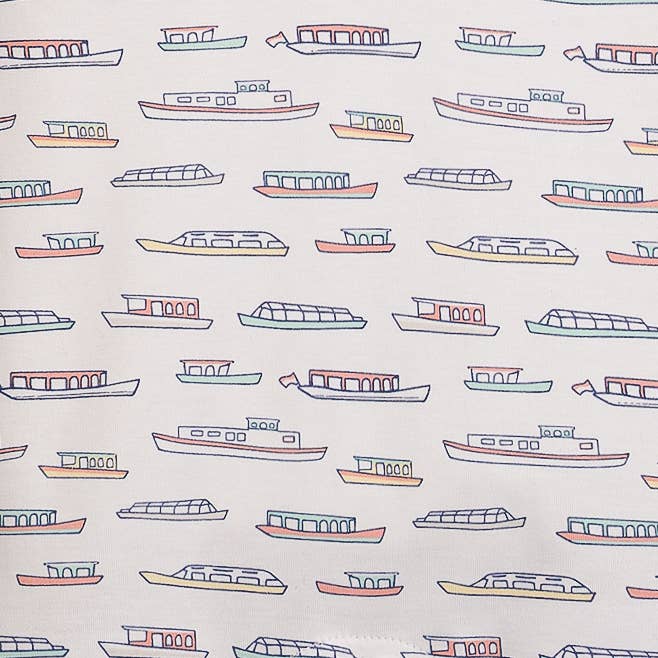 Boat Cruise Pima Collared Romper