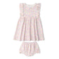Organic Peony Flutter Dress + Bloomers
