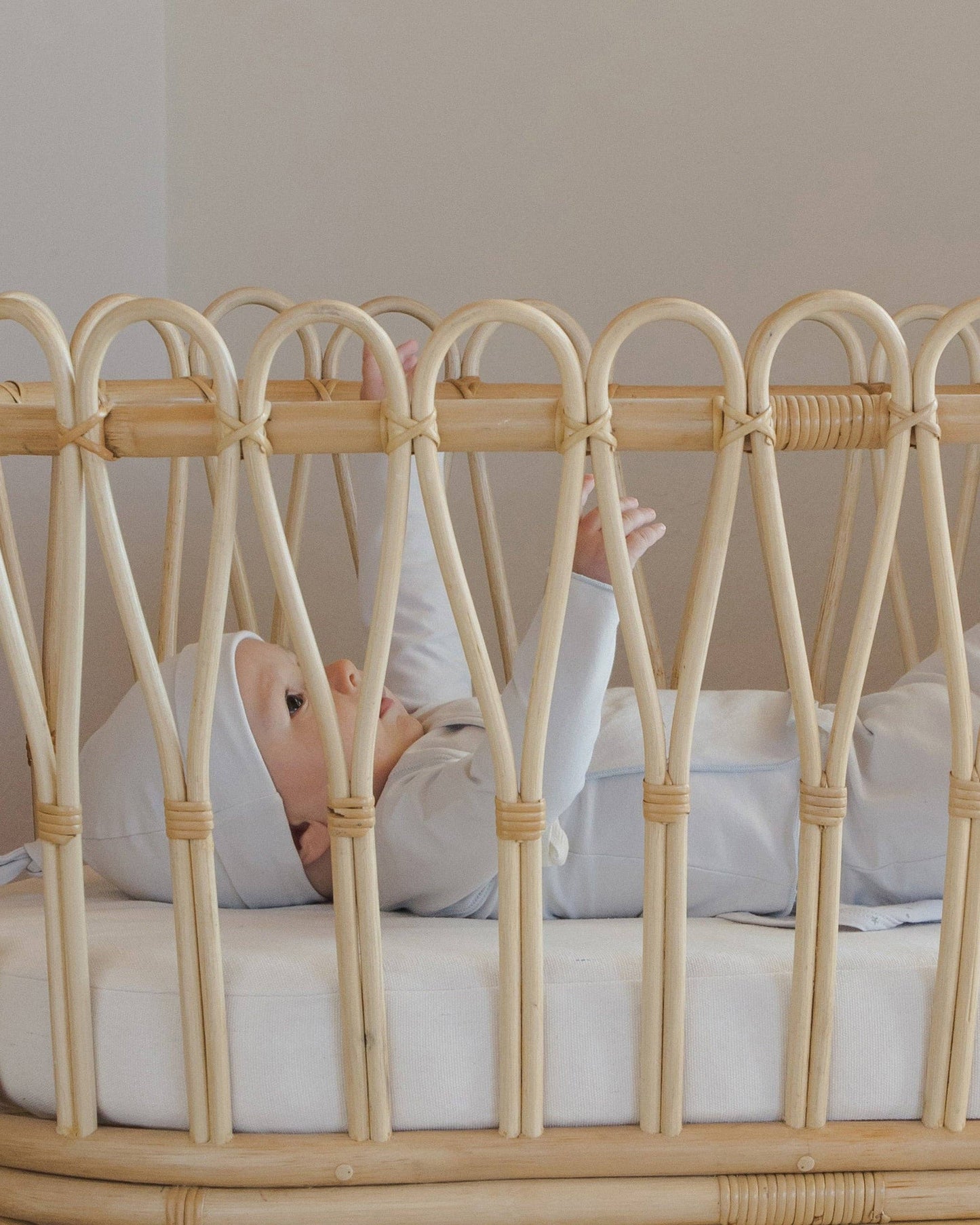 Organic Wrap Shirt + Footed Pant Set - Fog