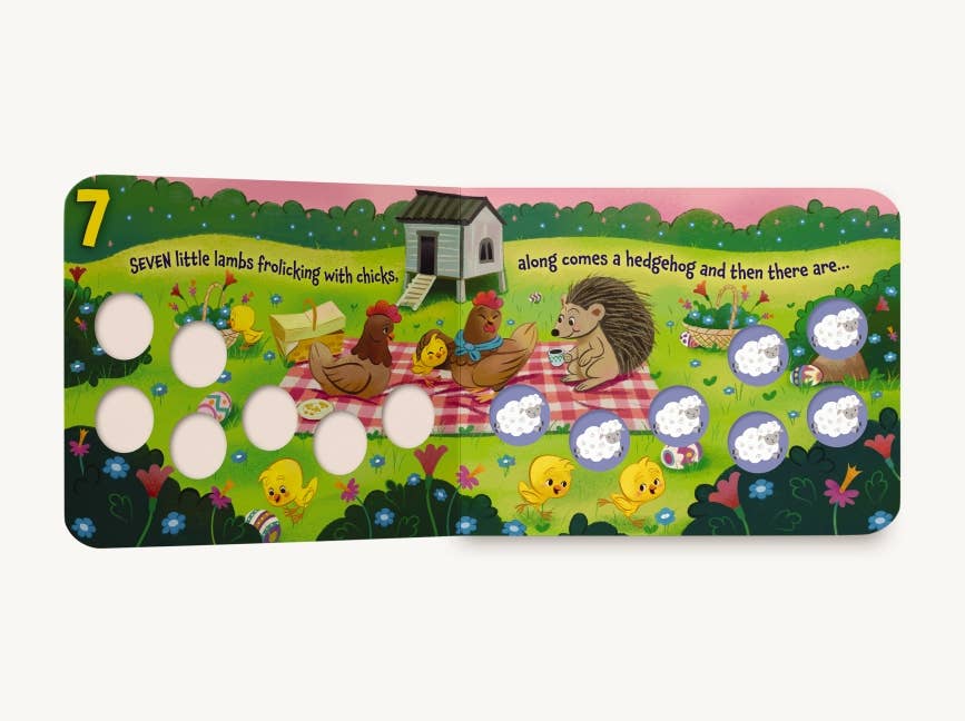 Ten Little Lambs Board Book