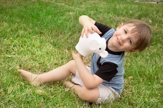 Lumipets LED Elephant Night Light w/ Remote