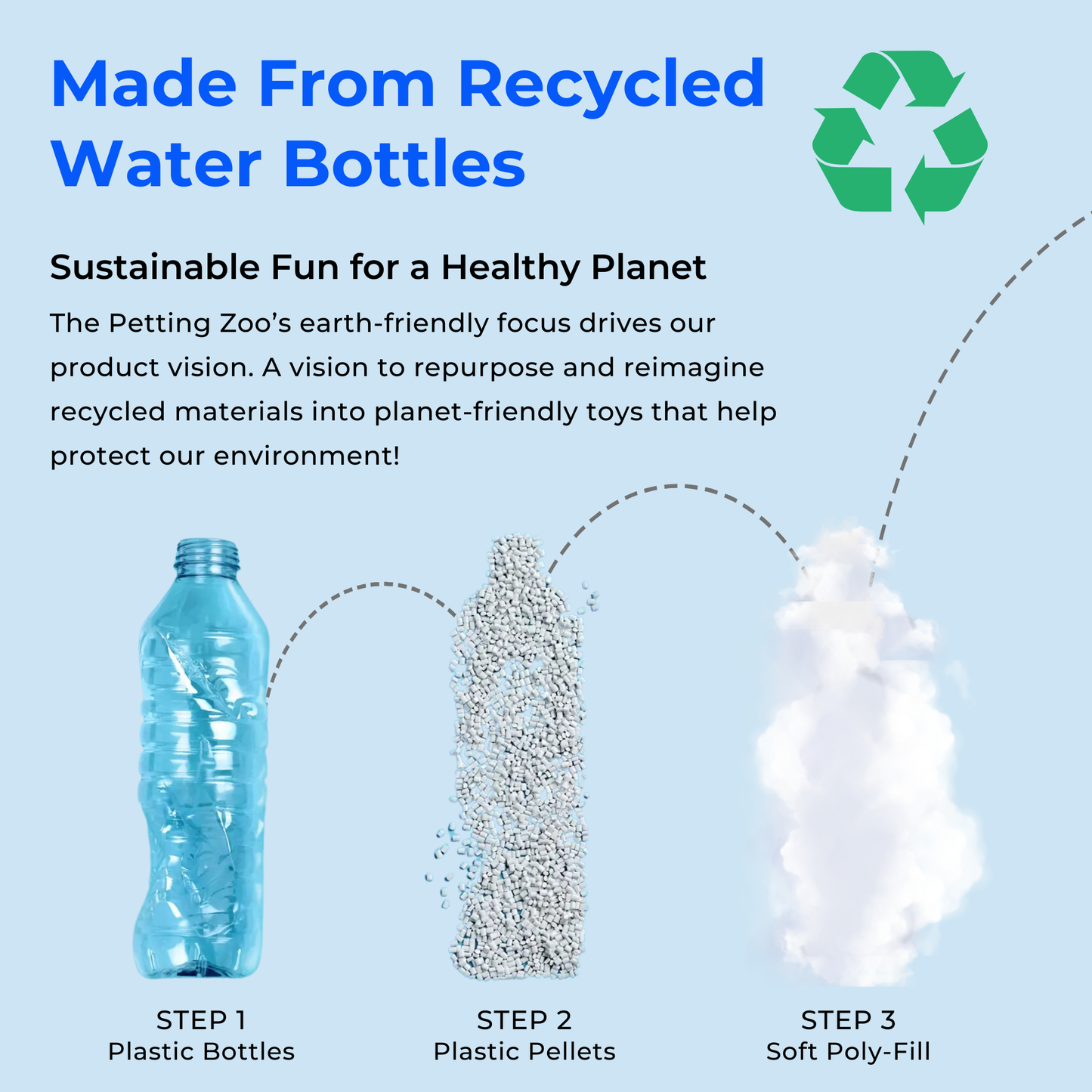 8" Grey Bunny Rabbit Stuffed Animal