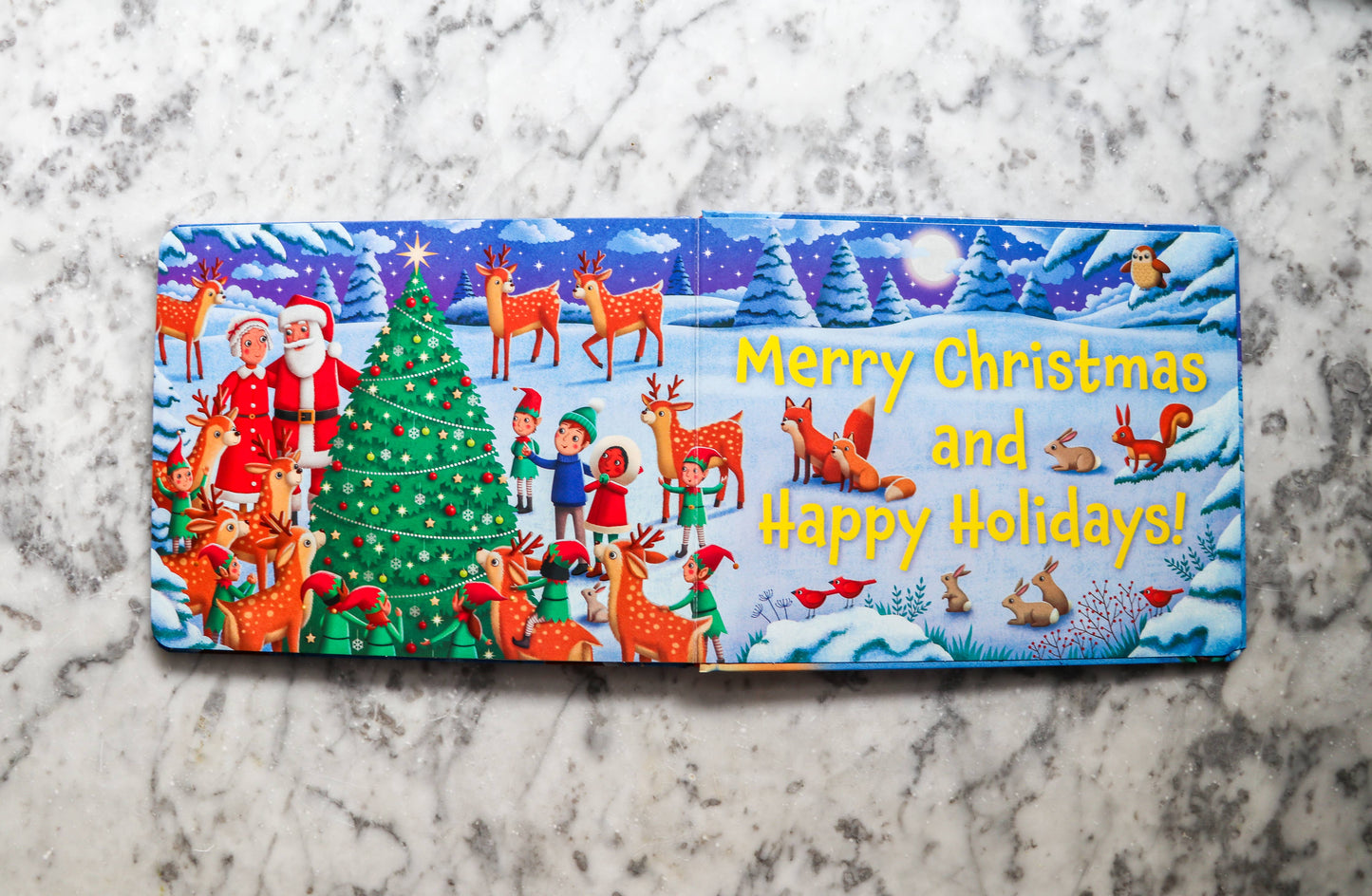 Ten Little Reindeer Board Book