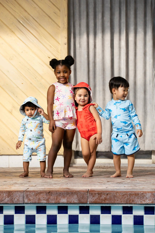 UPF 50+ Reef Life Shortie Swimsuit