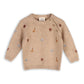 Organic Mini Safari Embroidered Raglan Sweater
