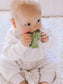 Dino Natural Rubber Teether, Rattle & Bath Toy