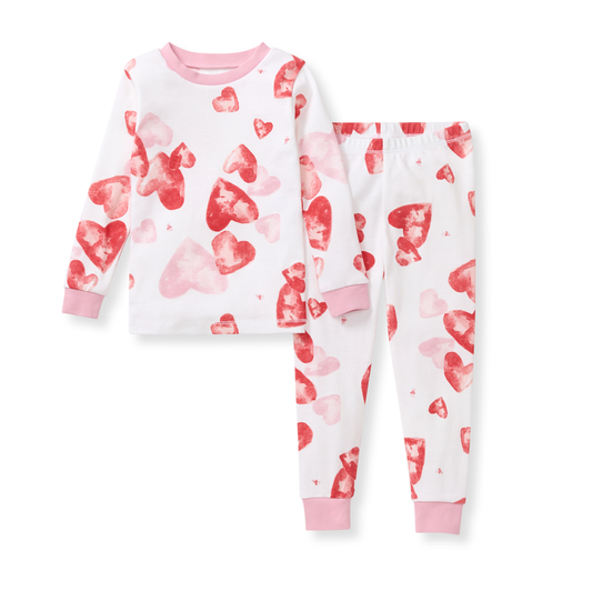 I Heart You Organic 2PC Pajamas
