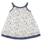 Lyla Floral Organic Muslin Dress & Bloomer Set