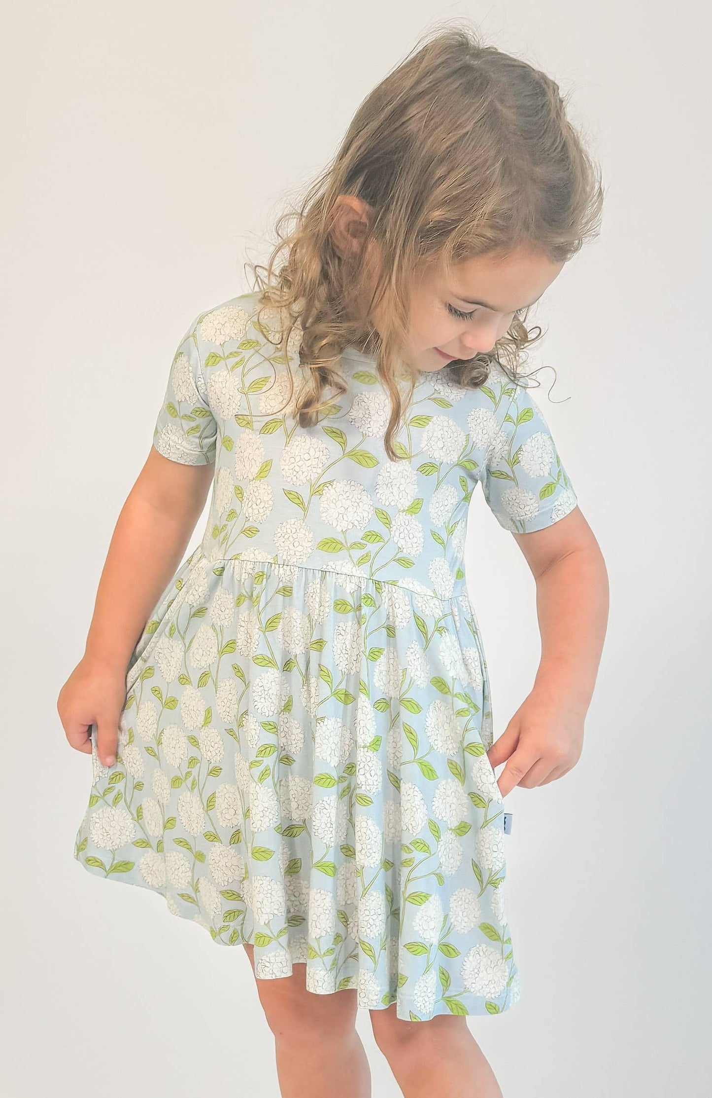 Hydrangeas Bamboo Dress