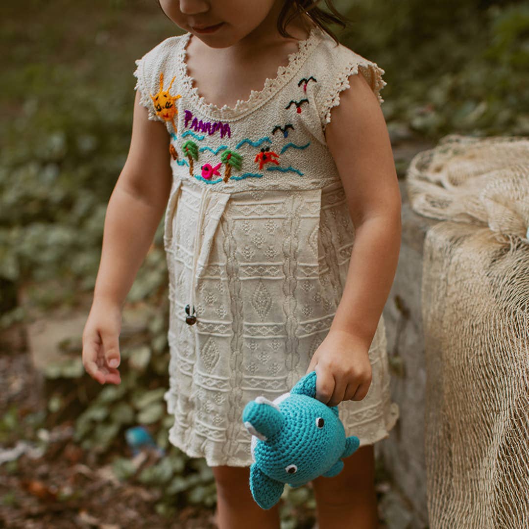 Organic Knitted Sawfish Rattle