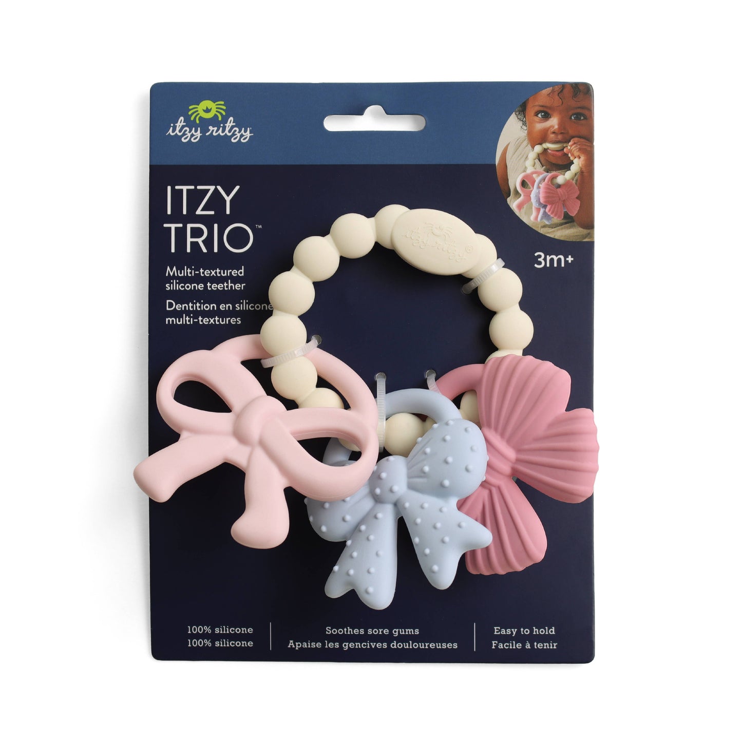 Itzy Trio Teether Bows