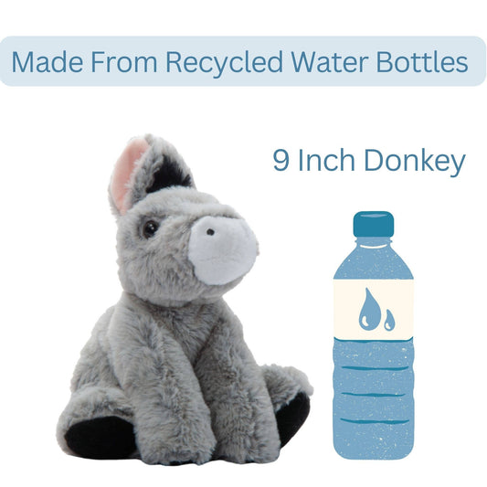 9" Wild Onez Donkey Stuffed Animal