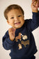 Organic Sapphire Farm Animal Textured Sweatshirt
