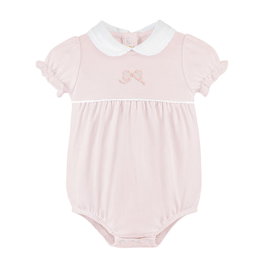 Pretty Bows Embroidered Pima Bubble