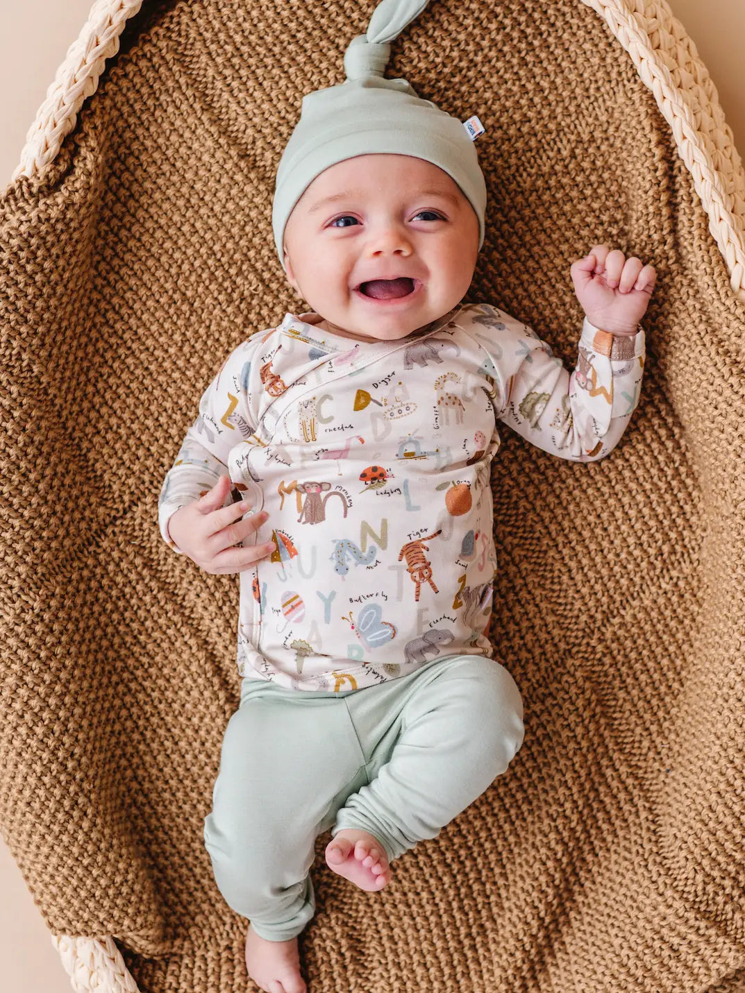 Animal ABC Bamboo Take Me Home Shirt/Pant Set