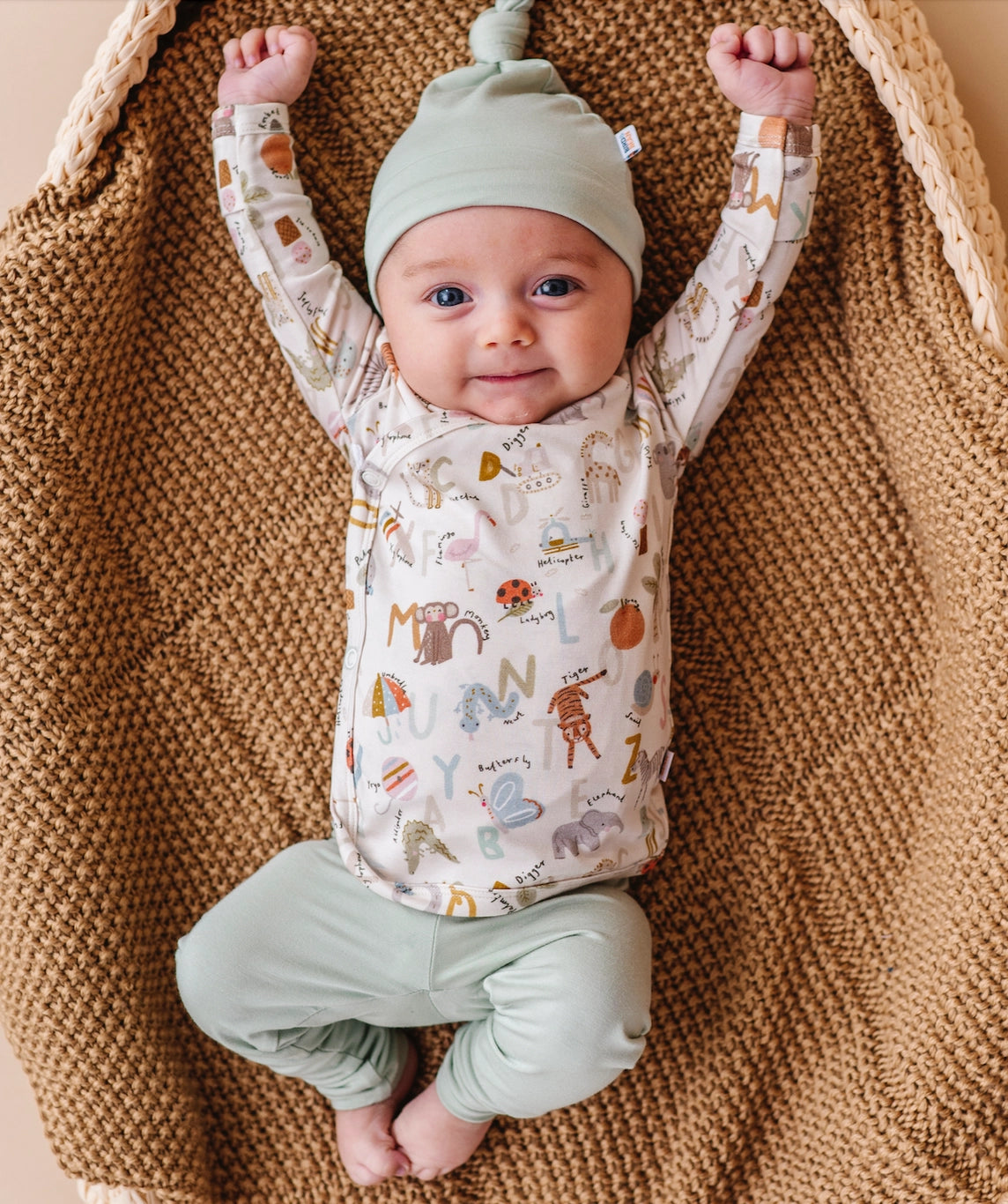 Animal ABC Bamboo Take Me Home Shirt/Pant Set