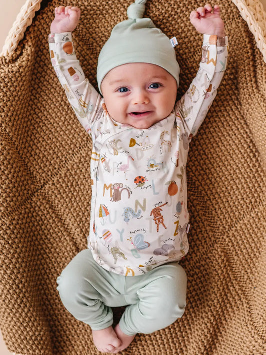 Animal ABC Bamboo Take Me Home Shirt/Pant Set