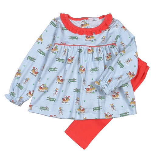 Christmas in the South Pima Top/Pant Set