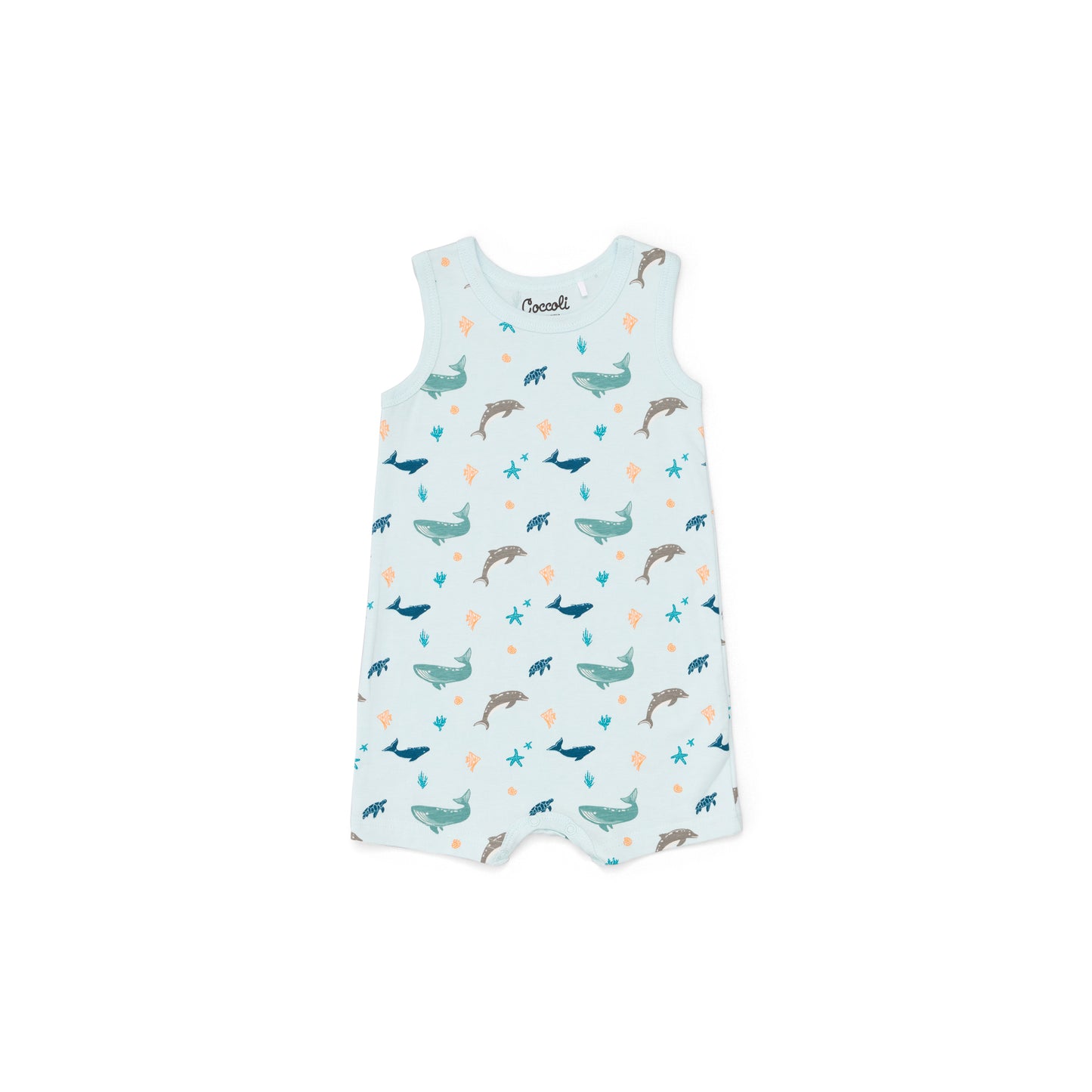 Ocean Life Modal Sleeveless Romper
