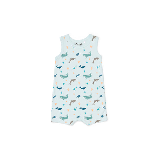 Ocean Life Modal Sleeveless Romper