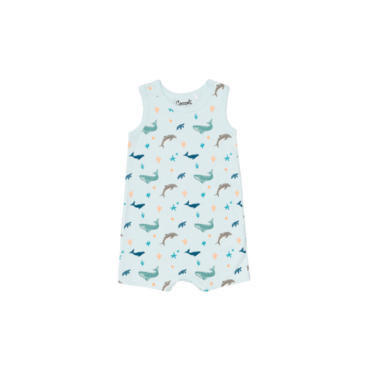 Ocean Life Modal Sleeveless Romper