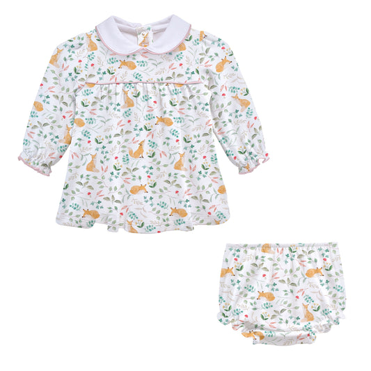 Forest Botany Pima Dress w/ Bloomers