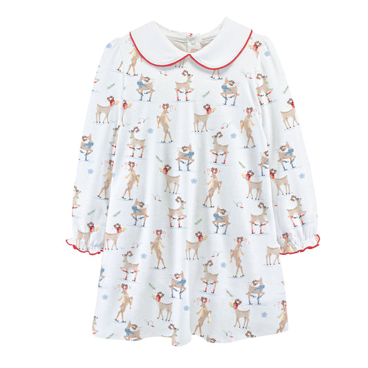 Santa Friends Toddler Pima Dress