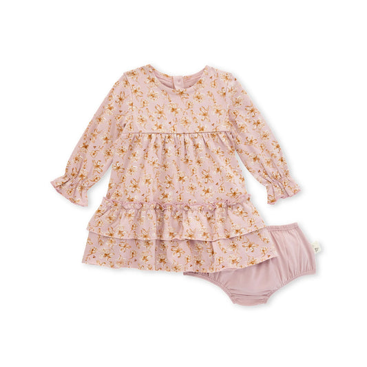 Ditsy Country Floral Organic Cotton Dress