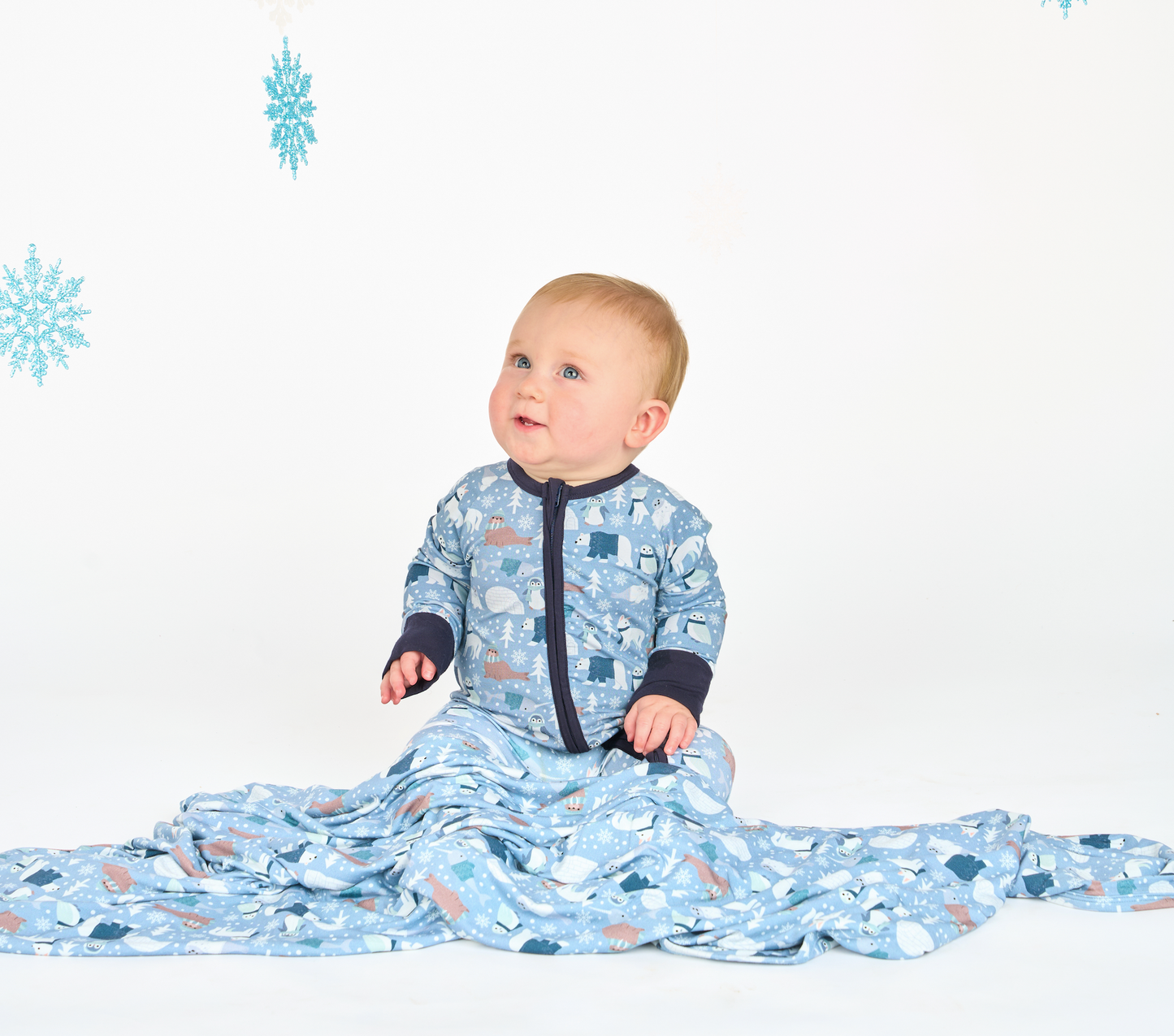 Polar Pals Bamboo Convertible Pajamas