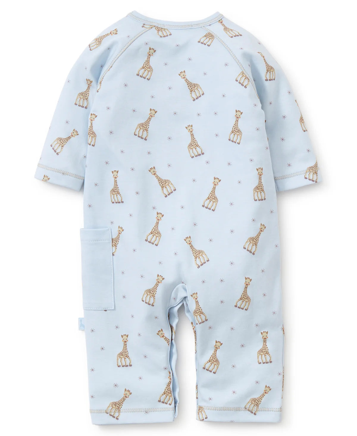 Sophie la Girafe Blue Pima Playsuit