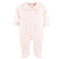 Little Bows Embroidered Pima Footie