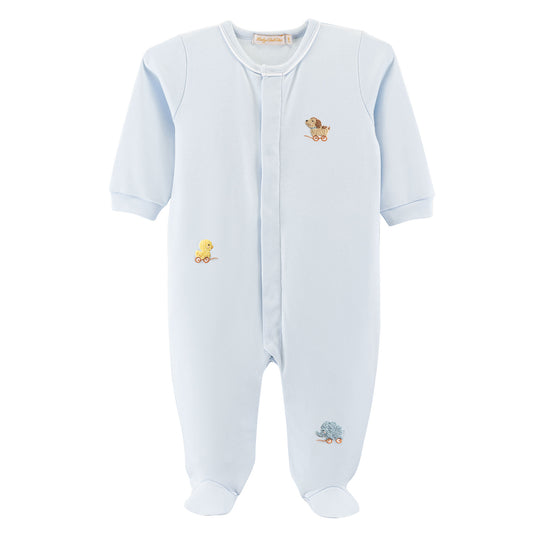 Sweet Toys Embroidered Pima Footie