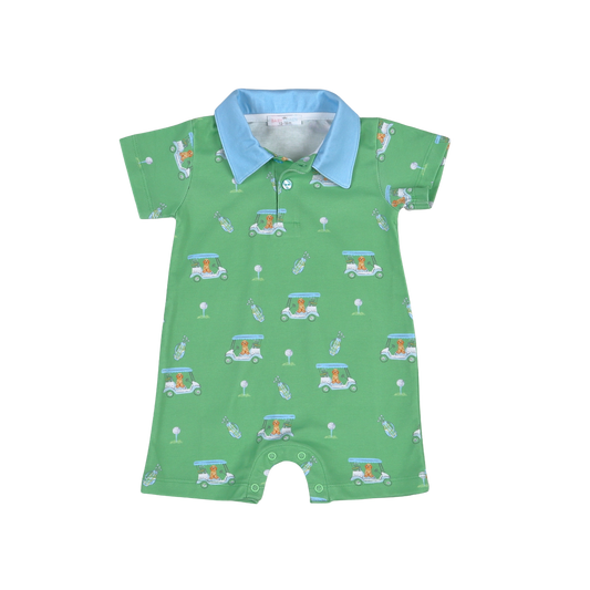 Golf Buddies Boy Pima Romper