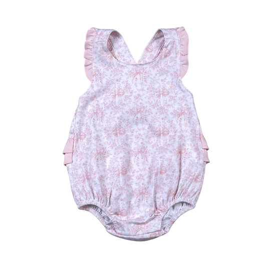 Gigi Pink Toile Pima Sun Bubble