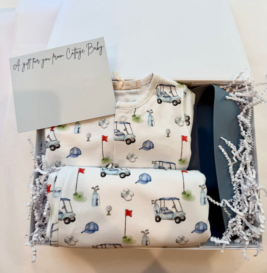 Baby Boy Golf Pima Gift Set