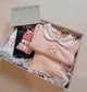 Premier Pima Baby Girl Embroidered Bow Gift Set