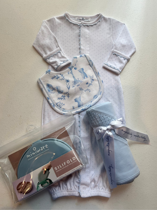 Baby Blue Pima Gift Set