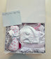 Premium Pima Baby Girl Bow Gift Set