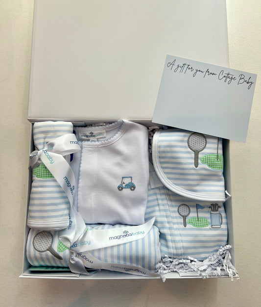 Deluxe Pima Baby Boy Golf Gift Set