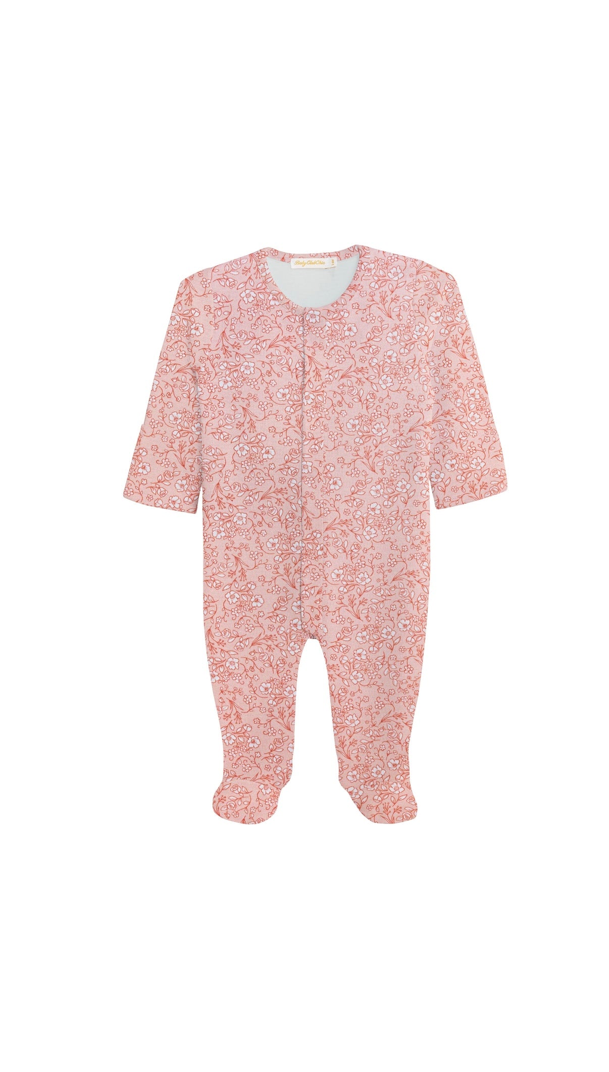 Blooming Sweet Roses Pima Footie
