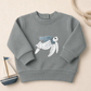 Organic Sea Turtle Cozy Fleece Crewneck Sweatshirt