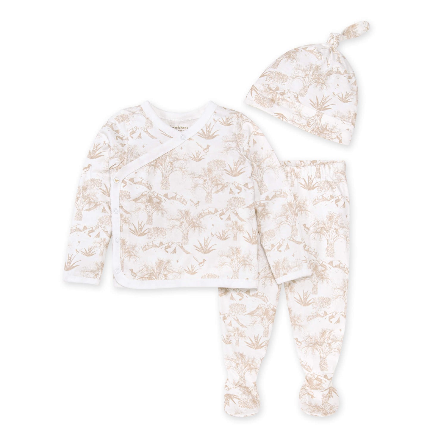 Palm Desert Toile Shirt/Pant Set with Hat